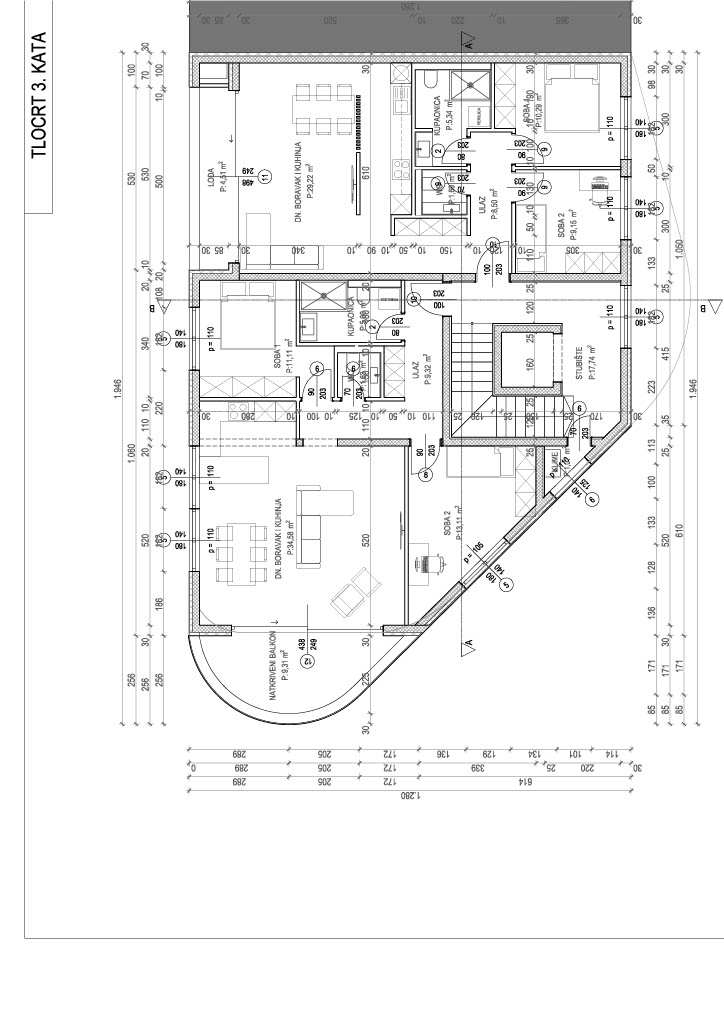 STAN 6 - POSLOVNA ZGRADA B - Brajde 2 , Tar